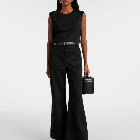 Victoria Beckham Black Muscle Tank Size Small NWOT - Picture 2 of 8